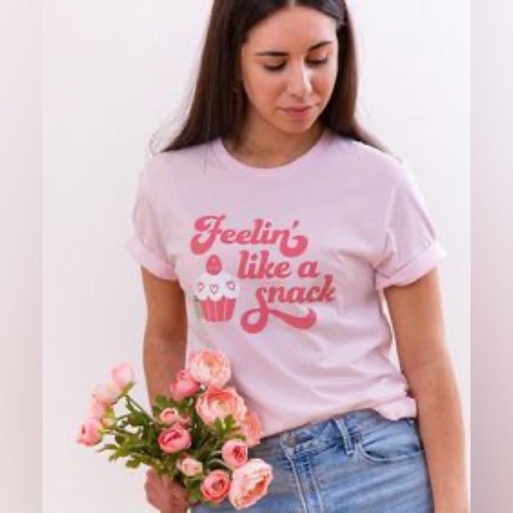 Feelin Like A Snack Unisex Tee from Pusheen